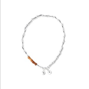Bamboo Joint Olive Pit <b>Bracelet</b> With Bell <b>Charm</b> Tibetan <b>Silver</b> Women's Jewelry Gift Accessory - Product Image 5