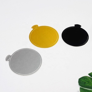 Bán Sỉ Bìa Cứng Làm Bánh Cấp Thực Phẩm 100 Miếng Giấy Tròn 6Cm Mini Màu Vàng/Bạc Cao Cấp - Product Image 3