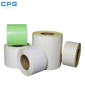 Rouleau d'étiquettes adhésives pour entrepôt à forte adhérence, étiquettes thermiques directes, adhésif durable, étiquettes de lecture longue durée, OEM - Product Image 1