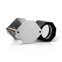 Jewelry Gemstone Loupe 10x 20.5mm Triplet Optical Lens Professional Diamond Tool