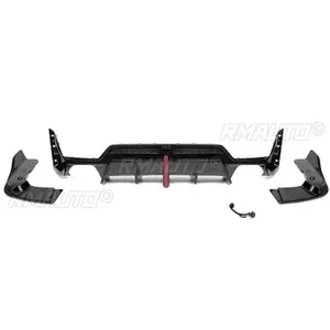 BMW G20 Rear Bumper Lip Glossy Black MP Style <b>Car</b> Rear Bumper Guard <b>Diffuser</b> <b>Car</b> Accessories <b>For</b> BMW G20 2020-2022 Body Kit - Product Image 6