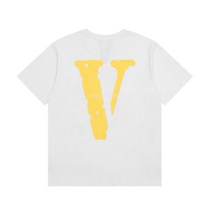 V LONEMen T-shirt 100% coton Original marque Streetwear femmes T-shirt USA été à manches courtes Harajuku Hip Hop T-shirt <span class=keywords><strong>Vlone</strong></span> - Product Image 4