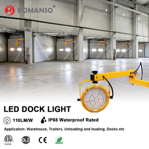 LED Warehouse Dock <b>Light</b> IP65 ETL 20W 30W 50W 60W 3000K-6500K 110Lm/W 6600LM 5 Year Warranty Rotating Fixture Head - Product Image 5