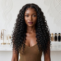 Perruque Lace Front HD 13x6, 100% Cheveux Vierges Bruts, 30-40 Pouces, Double Trame Épaisse, Pointes Denses, Qualité Salon HD, Vente en Gros