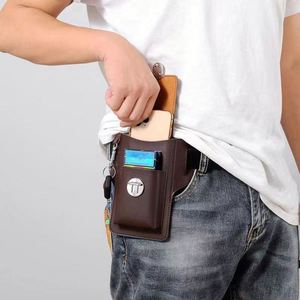 เคสโทรศัพท์มือถือหนัง PU สำหรับงานก่อสร้าง ยี่ห้อ Usa Mairun รุ่น Unisex ลดภาระการใช้งาน พร้อมซับในโพลีเอสเตอร์ สายเย็บอย่างดี ใส่บุหรี่ได้ - Product Image 3