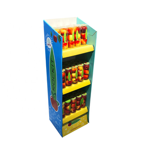 Displays Are Digital or <b>Physical</b> Promotions Pop Paper Food Cardboard Floor Display Rack Stands - Product Image 3