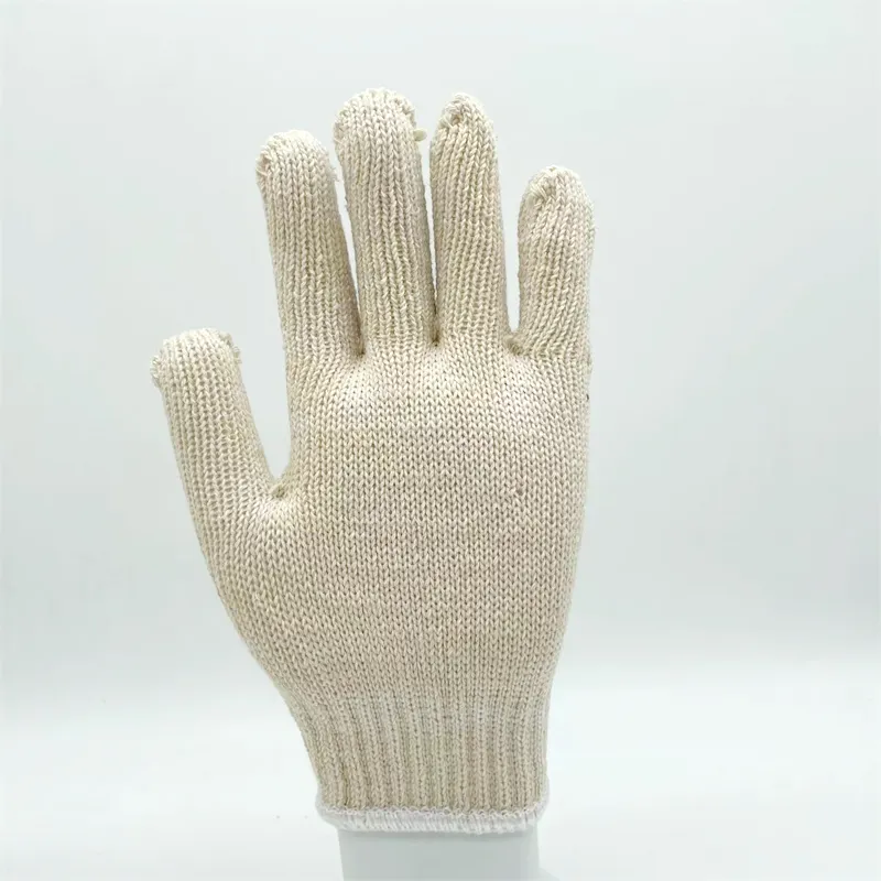 Top Fashion Seven Specifications Knitted Cotton Safety Working Gloves