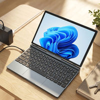 Mini Laptop 2 en 1 de 10.1 Pulgadas, Intel I3 1215U, Pantalla Táctil, Netbook, PC de Bolsillo Metálico, Teclado Retroiluminado, Venta al Por Mayor, Laptop Personalizada OEM