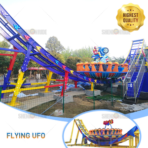 Le parc d'attractions de haute qualité monte des enfants et des adultes volant des manèges d'OVNI à vendre - Product Image 4