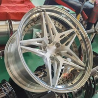 Jantes en alliage forgées brossées et polies 2 pièces 5x120 5x112 5x114.3 18 19 20 21 22 pouces pour BMW M2 M3 M4 Benz Audi Porsche