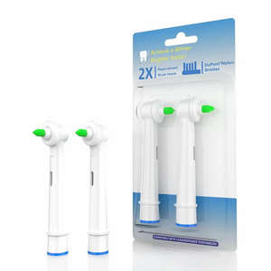 Têtes de rechange pour <span class=keywords><strong>brosse</strong></span> interdentaire orthodontique pour <span class=keywords><strong>brosse</strong></span> à dents électrique Ortho & Power Kit avec 2 embouts en plastique - Product Image 1