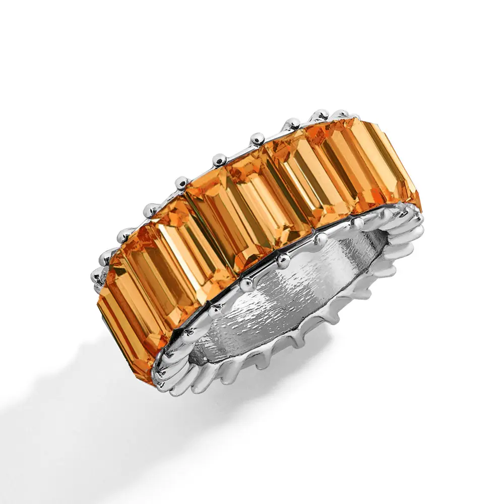 แหวนไก่หินสีสำหรับผู้หญิง,แหวนค๊อกเทลคริสตัลรูปทรงเรขาคณิตขายส่งเครื่องประดับ