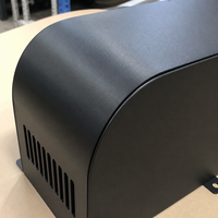 Boîtier en tôle d'aluminium OEM, grand format, avec pliage en angle R, pour équipement industriel, boîte de commande de machine