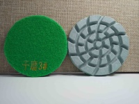 Disques abrasifs diamantés pour polissage à l'eau 4'' (100 mm) pour la finition de la pierre, du marbre, du granit et les machines de meulage de sols intérieurs
