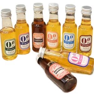 Pet <b>Mini</b> Wine <b>Bottles</b> 25Ml Round Screw Cap For Beverage Packaging - Product Image 3