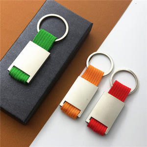 Porte-clés en métal personnalisés en alliage de zinc, écologiques, avec logo, design minimaliste, pour cadeaux promotionnels d'entreprise - Product Image 4
