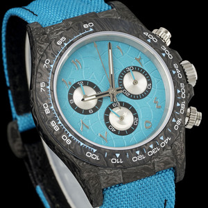 Reloj Deportivo de Lujo Automático Mecánico de Fibra de Carbono con Logotipo Personalizado OEM 904l, Resistente al Agua, con Cristal de Zafiro - Product Image 3