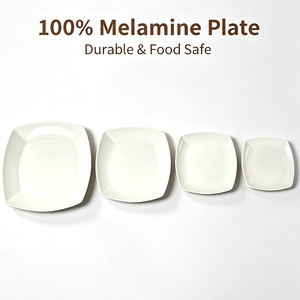 <span class=keywords><strong>Assiette</strong></span> à Salade <span class=keywords><strong>Blanche</strong></span> en Mélaminé Incassable de Haute Qualité, <span class=keywords><strong>Assiette</strong></span> <span class=keywords><strong>Carrée</strong></span> en Mélaminé pour Hôtel - Product Image 3