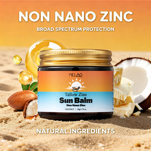 Crème solaire corporelle hydratante au suif de bœuf nourri à l'herbe, SPF50, à l'oxyde de zinc minéral non-nano, naturelle, marque privée, avec logo personnalisé - Product Image 1
