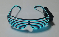 Lunettes rougeoyantes colorées fluorescentes LED allument des lunettes de fête pour hommes femmes accessoires de Club arc-en-ciel lunettes au néon décor de noël