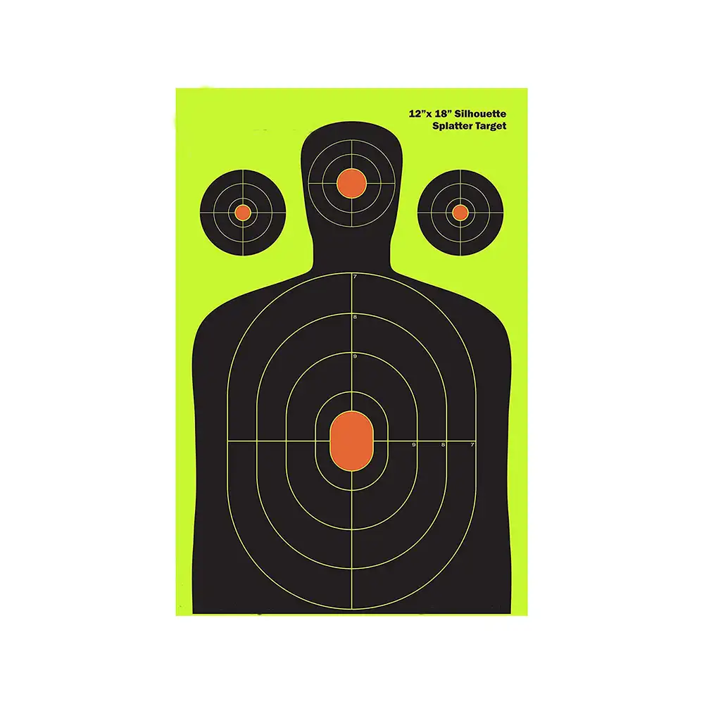 Poligono di tiro di Carta Silhouette Gli Obiettivi per Le Armi Da Fuoco (17x25 in, 50 Fogli)