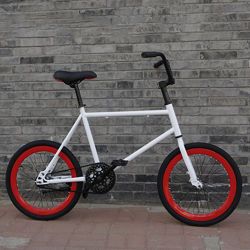 Jante de vélo blanche/rouge