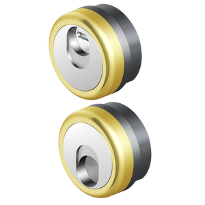 DISEC 'MR503' DEFENDER MAGNETICO mm 25h - Colore Ottone Lucido - Product Image 1