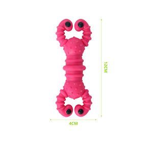 Nunbellpets durevole interattivo cane da masticare giocattolo solido elastico TPR eco-friendly Pet palla esplosivo fiore Pet Pattern resistente al morso - Product Image 6