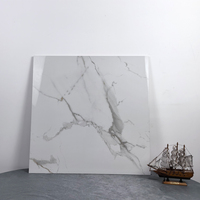 Carreaux de Sol en Porcelaine Céramique 600x600 Effet Marbre Blanc, Pisos Porcelanato 60x60