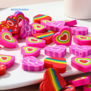 Toptan kırtasiye tedarikçisi renkli kalp şekli silgi çocuk öğrenciler için kauçuk kalem 2023 mini silgi - Product Image 4