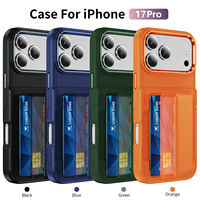 Casing HP 2-in-1 Multifungsi Desain Transparan Bahan TPU+PC untuk 16 Ponsel, Sensasi Kulit Niche yang Canggih