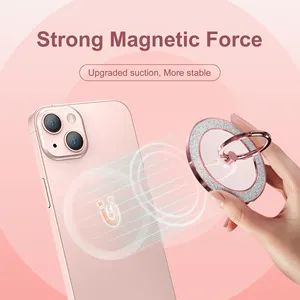 Factory Free Sample Magnetic Custom Expanding Tiktok Stand Cell Phone Holder Mobile Phone Accessories Ring Grip Stand For IPhone