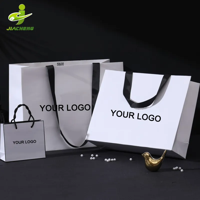 JIACHENG с широкой ластовицей xl, металлическая сумка для покупок, цвет белый, европейские Блестящие Большие широкие сумки, добро пожаловать в подарочный магазин