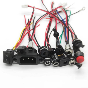 DC Threaded Female Mount Barrel Jack <b>Socket</b> 5.5x2.1mm Power Adapter Panel Mount DC <b>Cable</b> - Product Image 3