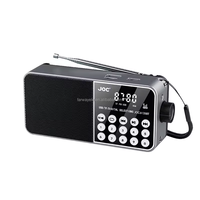 Fabrikdirekt: 5W FM-Radio mit Notfall-Taschenlampe, wiederaufladbarem Akku und TF-Karten-/USB-Stick-Funktion für Senioren