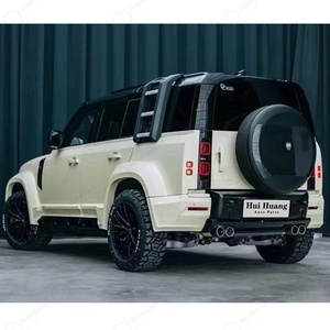 Kit de carrocería de coche para <span class=keywords><strong>Land</strong></span> <span class=keywords><strong>Rover</strong></span> Defender L663 90/110/<span class=keywords><strong>130</strong></span> 2020-2025 a Lunma, Incluye montaje de parachoques delantero y trasero con rejilla - Product Image 6