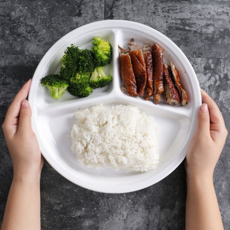 Custom Disposable 6'/7'/8'/9' Paper Plate, Round Paper Plate for Party or Hotel Paper Plate for Picnic Set