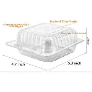 Wholesale Transparent Disposable PET Clamshell Fruit Vegetable Fresh Box - Product Image 4