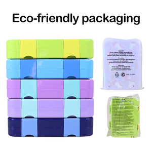 Bán buôn tùy chỉnh leakproof tái sử dụng BPA-free Snack container Bento hộp 4 khoang Hộp Ăn Trưa cho các trường học - Product Image 6