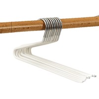 Nahtlose, platzsparende Aufbewahrungsorganisation, rutschfester Hosenhalter aus Edelstahl, umweltfreundlich, langlebig, zum Aufhängen von Kleidung im Kleiderschrank