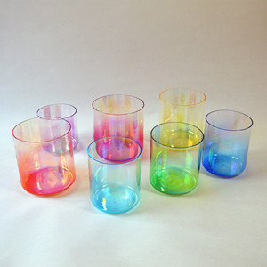 Cuenco Cantador de Cristal de Cuarzo Ombre Espiritual HF, Sanación con Sonido, Luz Cósmica, Azul Pastel, Cuenco de Sonido de Cristal Alquímico, Cuenco Alto - Product Image 2