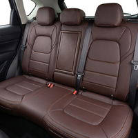 Fundas Universales de Asientos de Coche de Cuero Nappa, Juego Completo para SUV, Sedán, Camioneta, Impermeables, Transpirables, con Logotipo Personalizado, Venta al Por Mayor