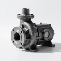 Bride en acier inoxydable 316L moulée par investissement, Pièces moulées en acier inoxydable 304, Pompe à eau à double turbine