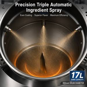 Máquina Profesional para Saltear Alimentos con Tambor Electromagnético de 8000W, Robot de Cocina Automático con Pantalla Táctil Inteligente para Cocina Comercial - Product Image 3