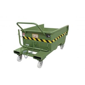 SALL - SMHLT0750V Bennes basculantes multi-usages en acier, vertes-EAN 662641948761 MATERIAL HANDLING - Product Image 3
