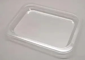 Wegwerp Microwaveable Plastic Bevroren Voedsel Lade Vacuüm Huid Verpakking Vlees Lade