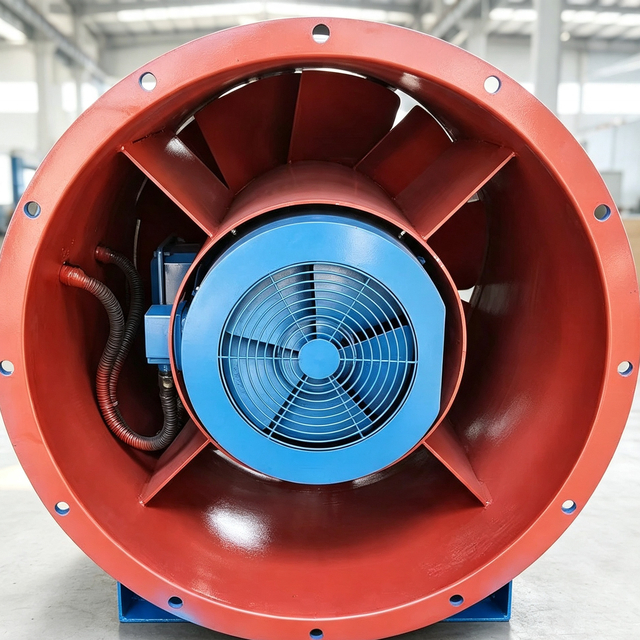 Smoke Ventilation Exhaust Tube Explosion Proof Industrial Axial Flow Fans.