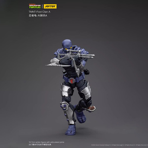 JOYTOY Ufficiale Autentico TMNT-Foot Clan, Action Figure Articolata in Scala 1/18, Modello da Collezione con Accessori - Product Image 4