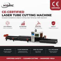 Machine de découpe laser CNC à 2 mandrins pour tubes, découpeuse laser à fibre 1.5K/3K/6KW pour tubes ronds et carrés, découpe de profilés