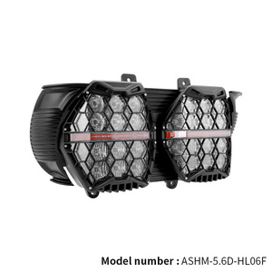 Faro LED de doble haz de 7 pulgadas con proyector de panal, mejora de lámpara para motocicleta <span class=keywords><strong>Harley</strong></span> <span class=keywords><strong>Davidson</strong></span> Road Glide 2015+ - Product Image 1